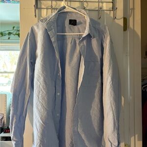 H&M Men's Light Blue Shirt Jacket